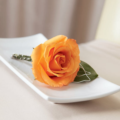 Lifetime of Love Boutonniere –  Ecuadorian Central Flower, Minneapolis MN