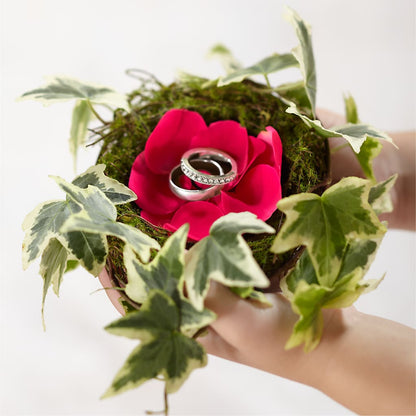 Lila Rose Ring Nest –  Ecuadorian Central Flower, Minneapolis MN