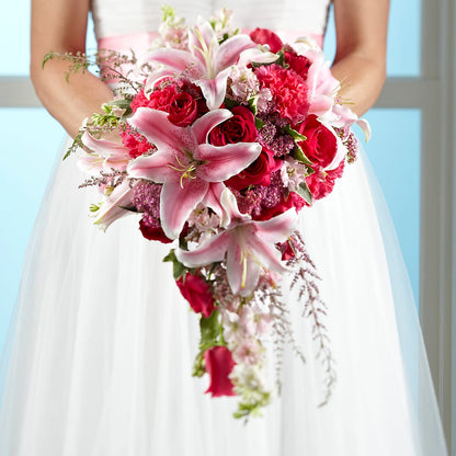 Lily & Rose Bouquet –  Ecuadorian Central Flower, Minneapolis MN