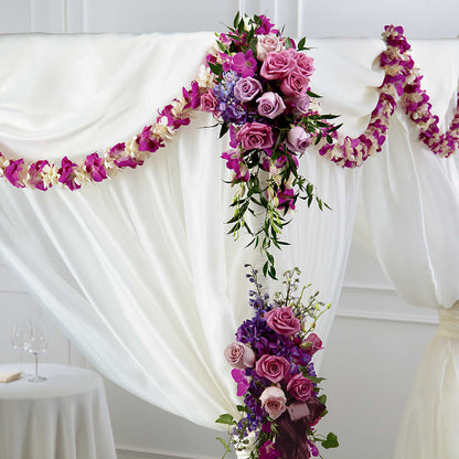 Color & Light Chuppah Decor –  Ecuadorian Central Flower, Minneapolis MN