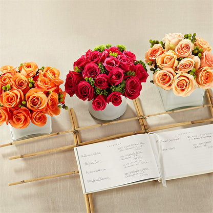 Dawn Rose Centerpiece –  Ecuadorian Central Flower, Minneapolis MN