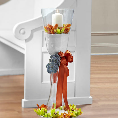 Matrimony Pew Decor –  Ecuadorian Central Flower, Minneapolis MN