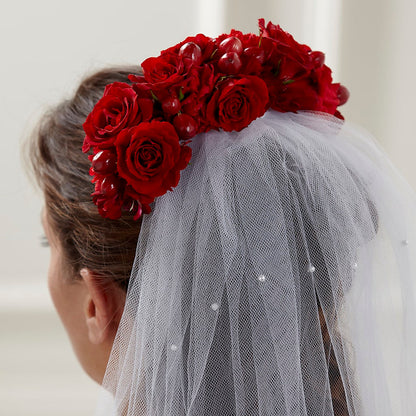 Heart's Happiness Hair Decor –  Ecuadorian Central Flower, Minneapolis MN