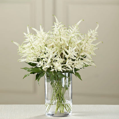 White Astilbe Bouquet –  Ecuadorian Central Flower, Minneapolis MN